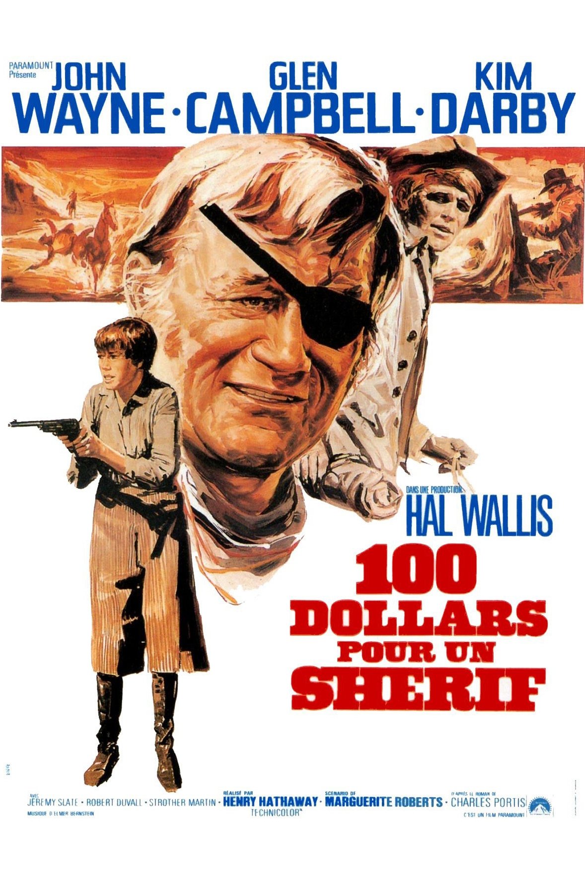 Affiche du film Cent dollars pour un shérif