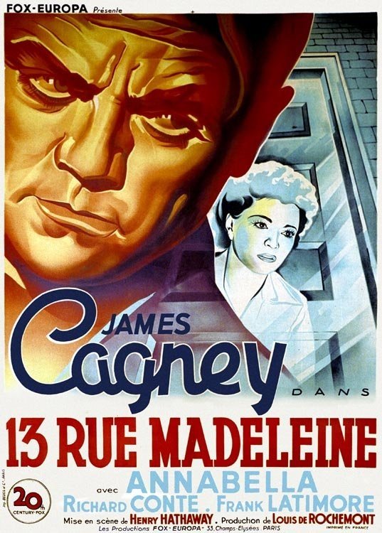 Affiche du film 13 Rue Madeleine