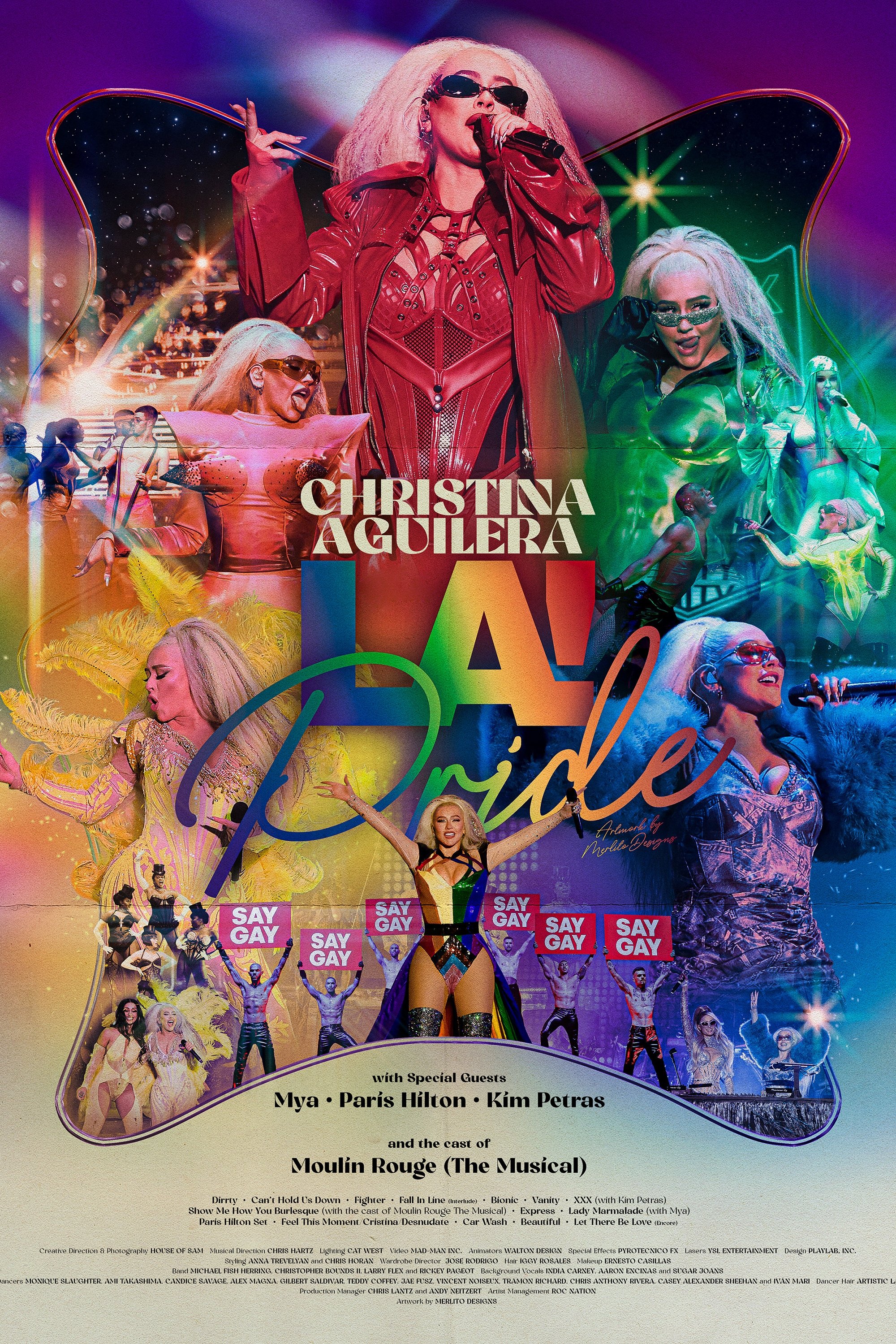 Poster de Christina Aguilera - LA Pride