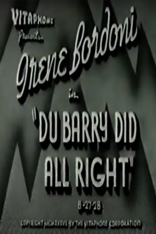 Poster de Du Barry Did All Right