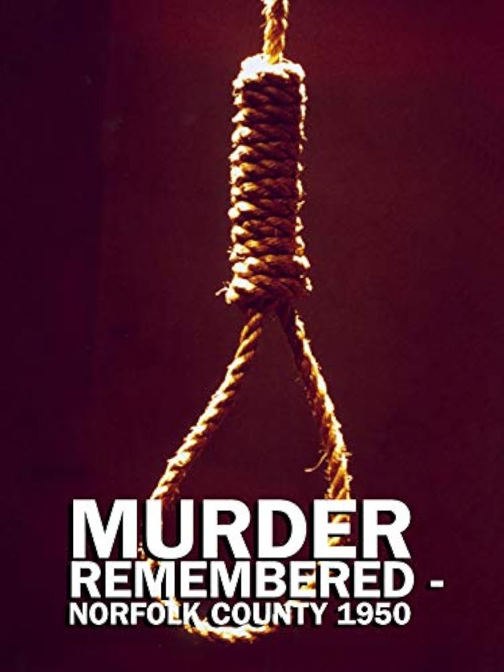 Poster de Murder Remembered - Norfolk County 1950.