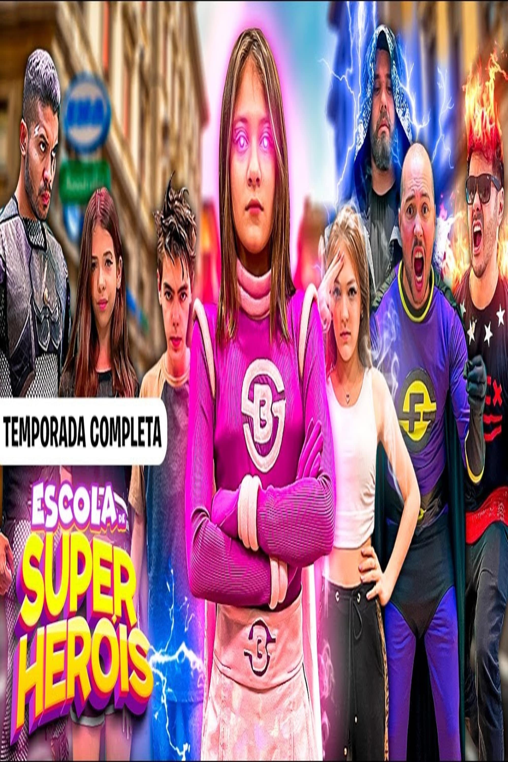 Poster de Escola de Super Heróis