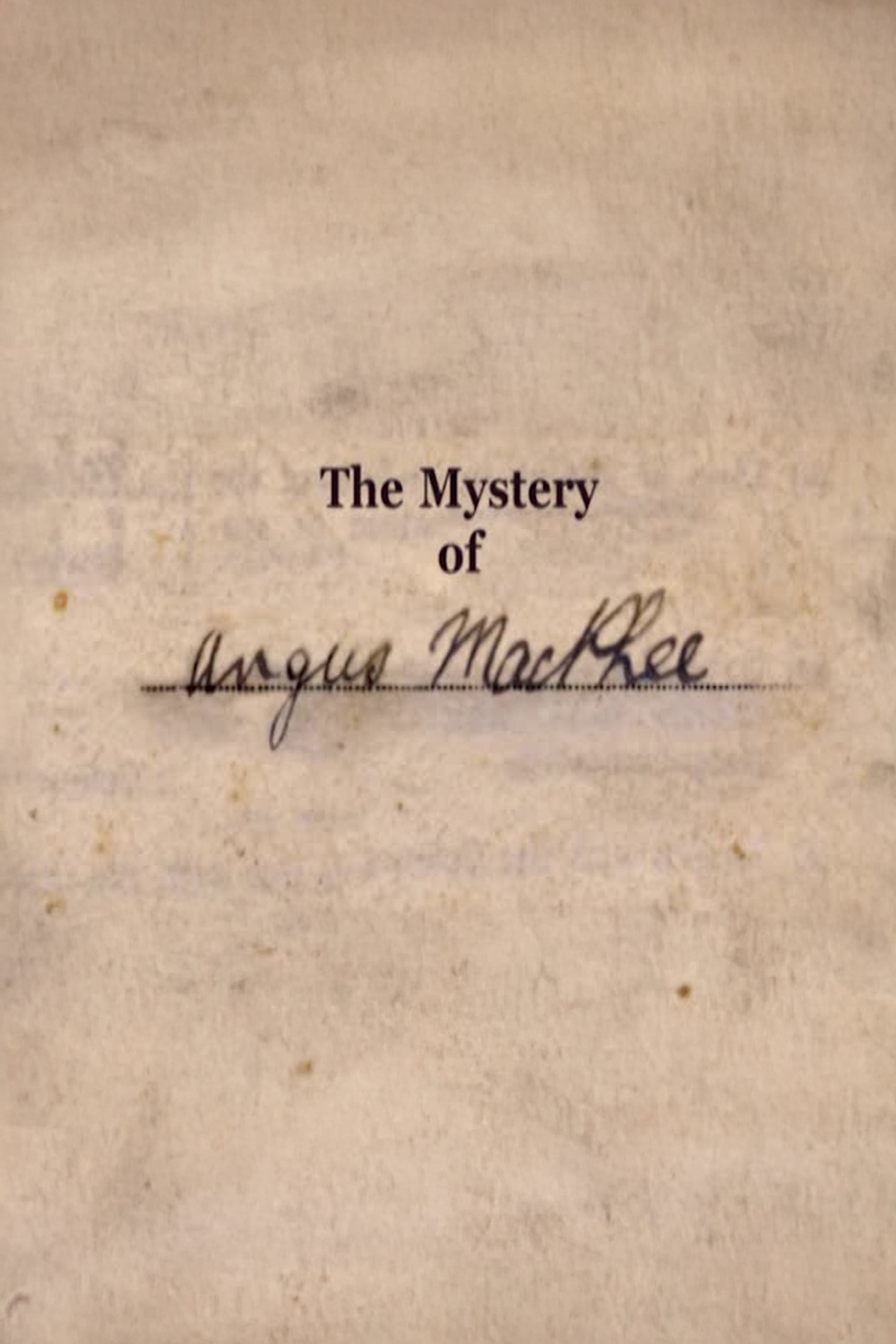 Poster de Hidden Gifts: The Mystery of Angus McPhee