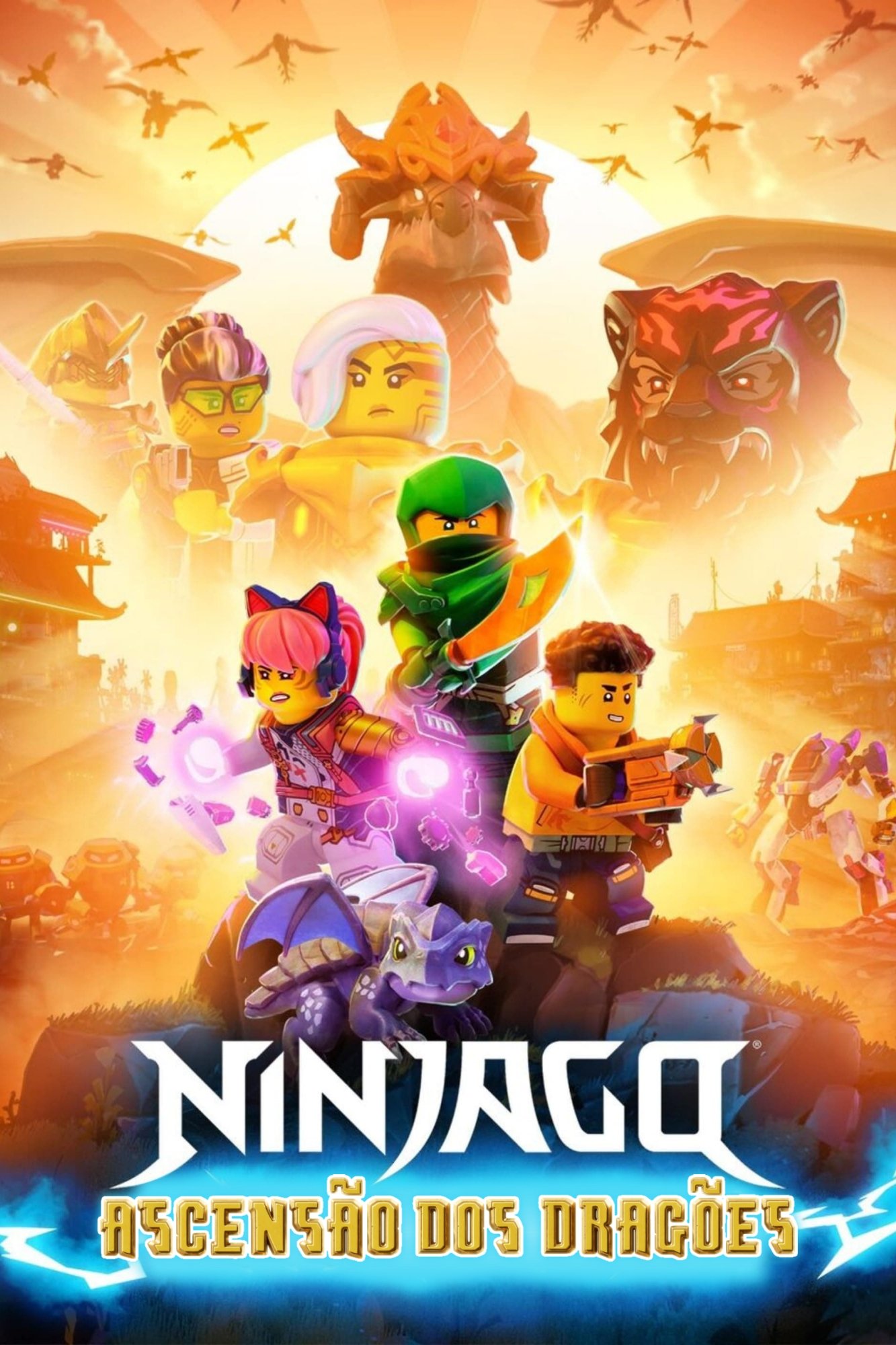 Poster de Ninjago: Ascensão dos Dragões