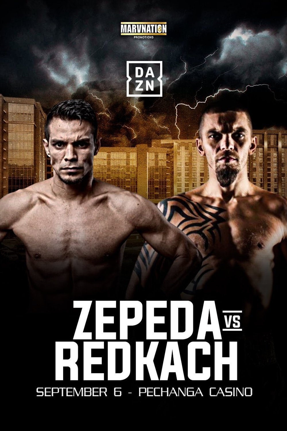 Poster de Jose Zepeda vs. Ivan Redkach