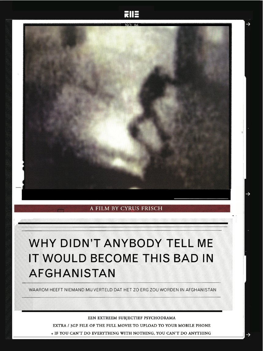 Poster de Waarom heeft niemand mij verteld dat het zo erg zou worden in Afghanistan