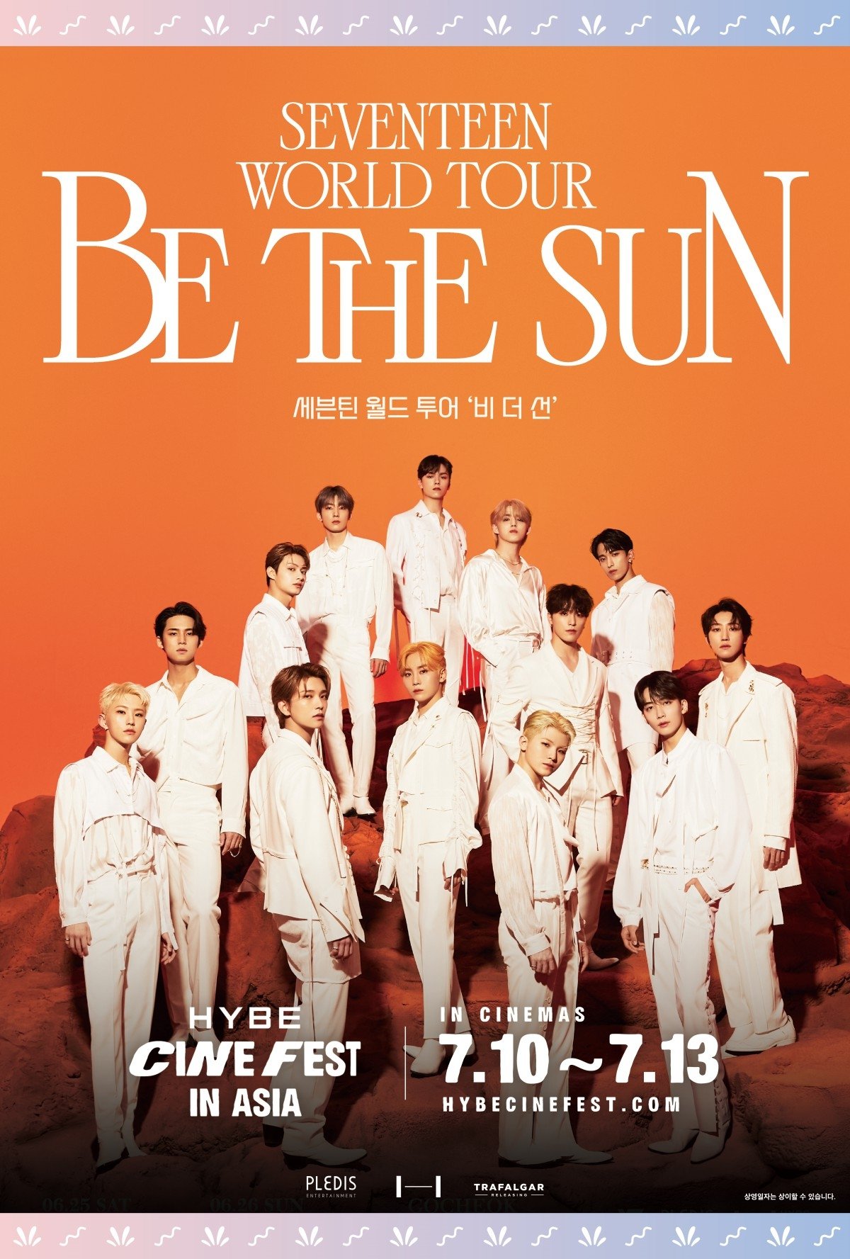 Poster de Seventeen World Tour 'Be The Sun'