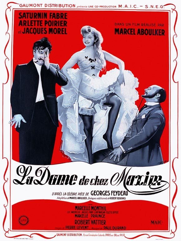 Affiche du film La Dame de chez Maxim