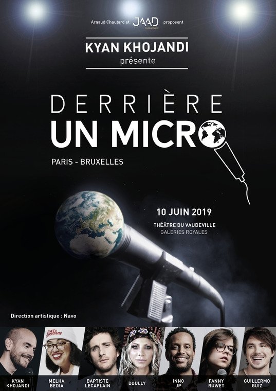 Affiche du film Derrière un micro - Paris-Bruxelles