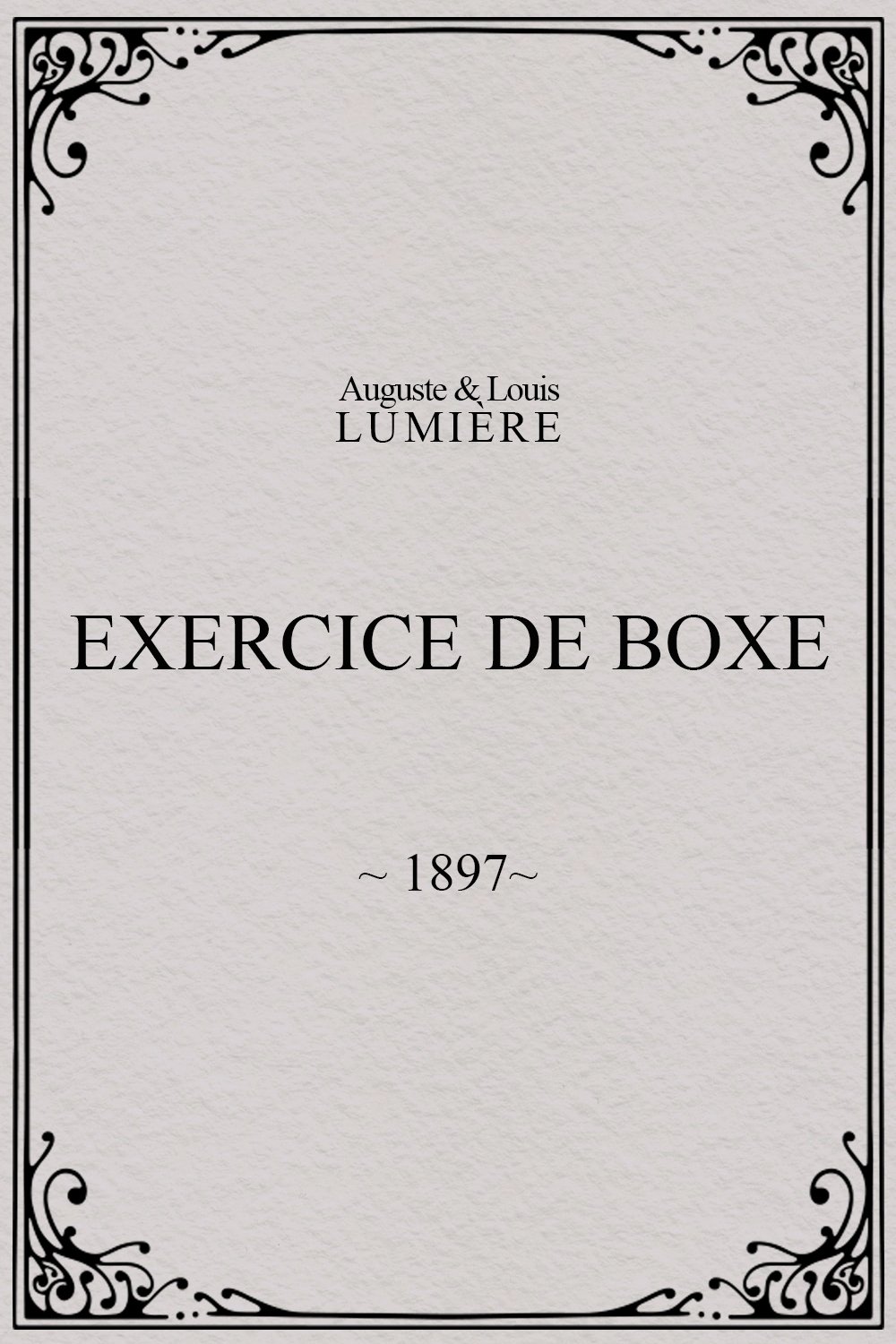 Exercice de boxe