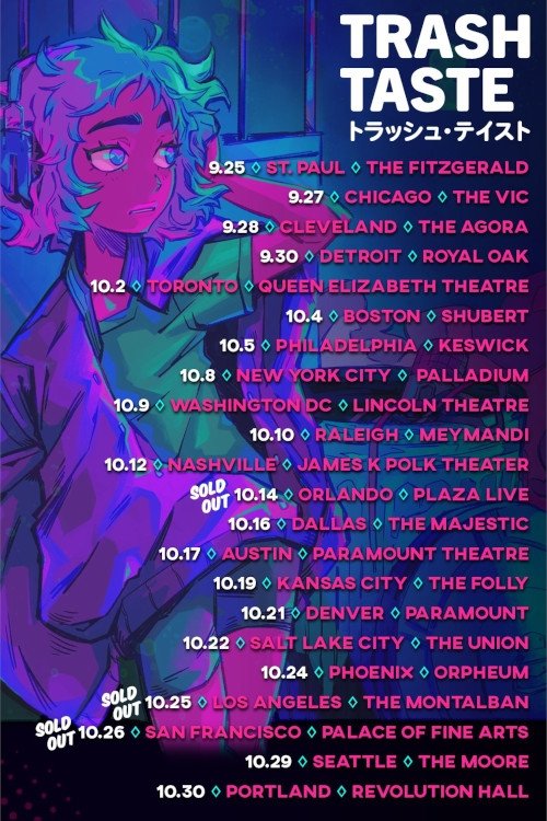 Poster de Trash Taste 2022 Tour - Los Angeles Show