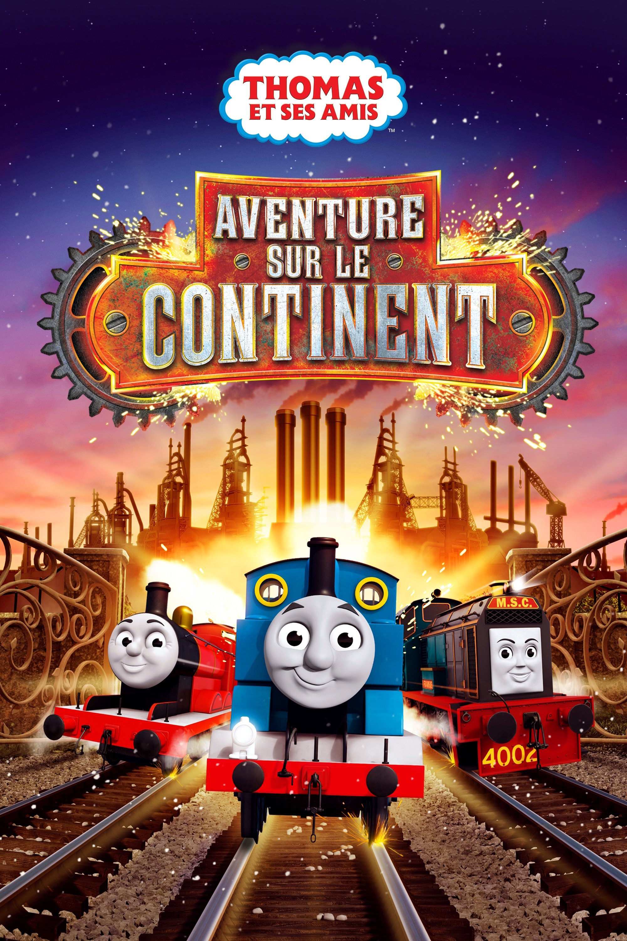 Affiche du film Thomas et ses amis : Aventure sur le continent