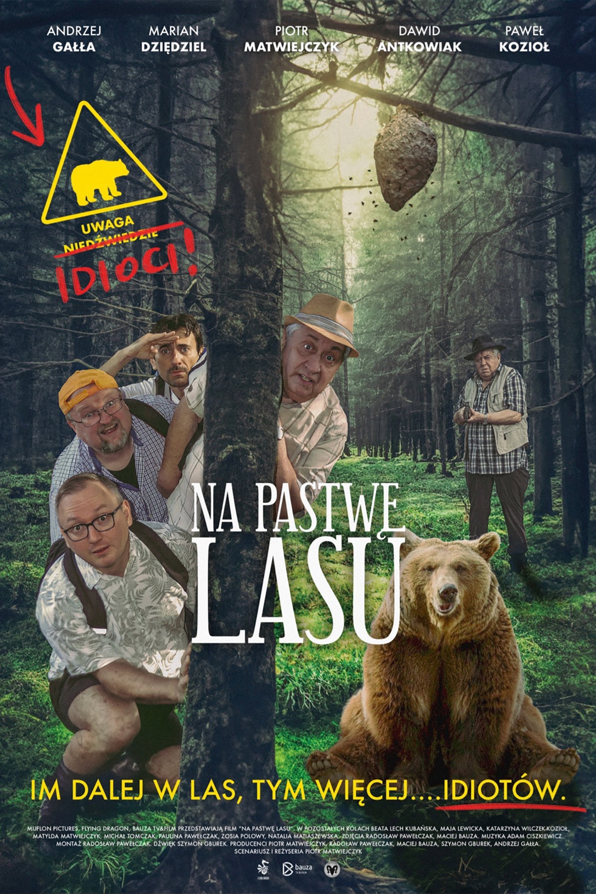 Poster de Na pastwę lasu