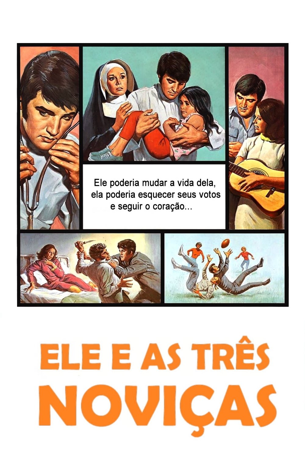Poster de Ele e as Três Noviças