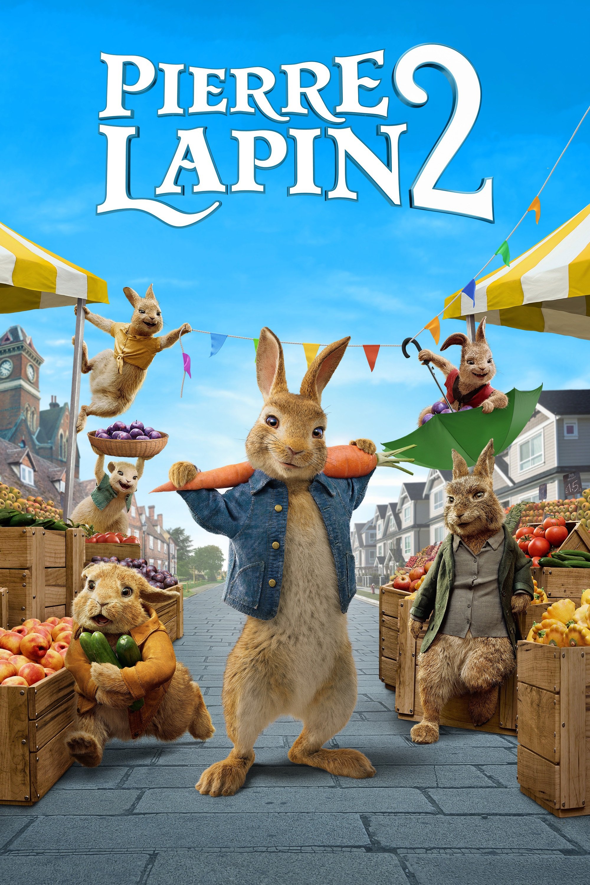 Affiche du film Pierre Lapin 2 : Panique en ville