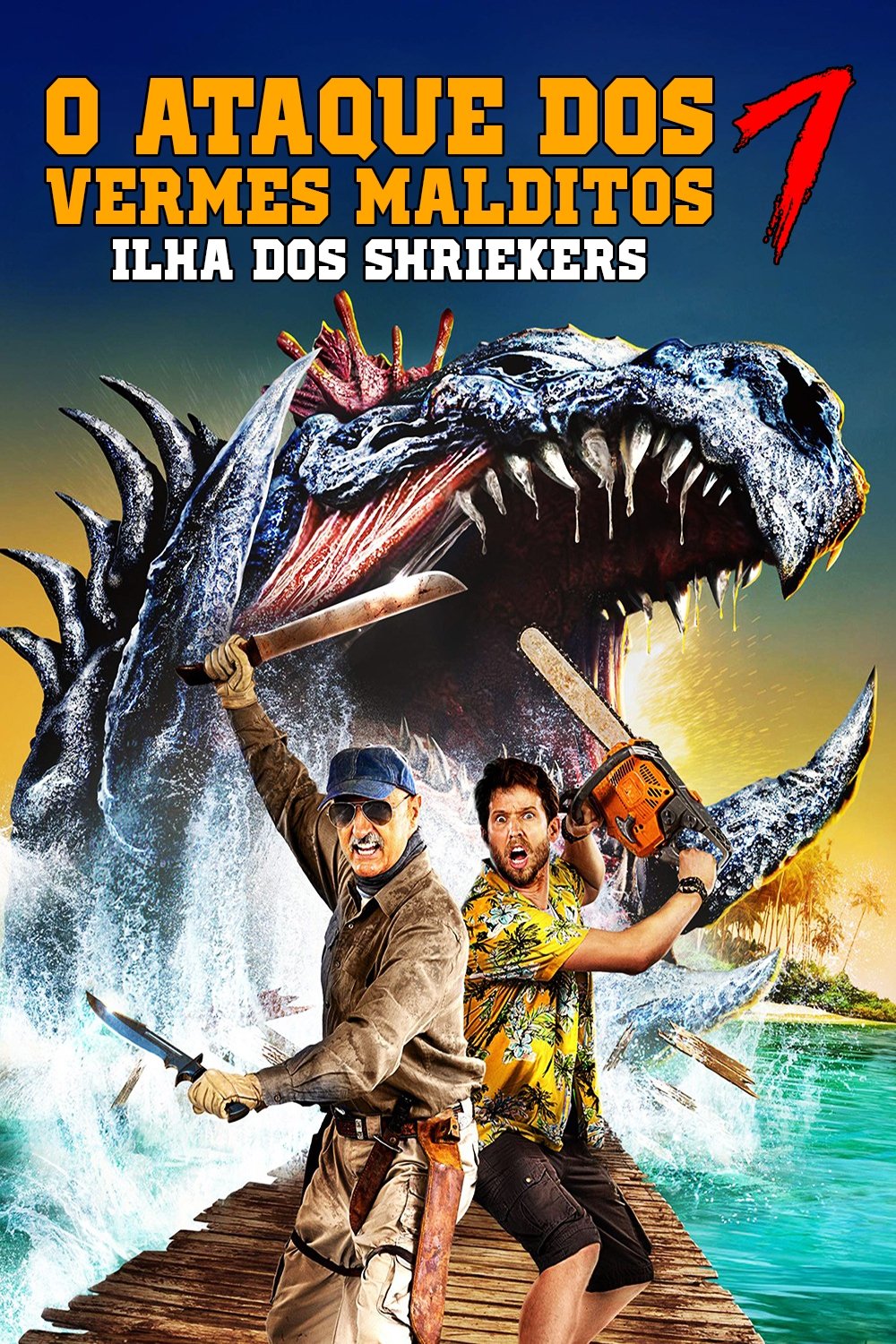 Poster de O Ataque dos Vermes Malditos 7: Ilha dos Shriekers