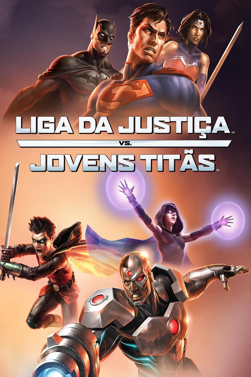 Poster de Liga da Justiça vs. Jovens Titãs