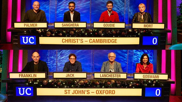 Christmas 2020 - Christ's Cambridge v St John's Oxford