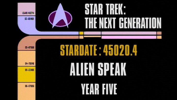 Archival Mission Log: Year Five - Alien Speak