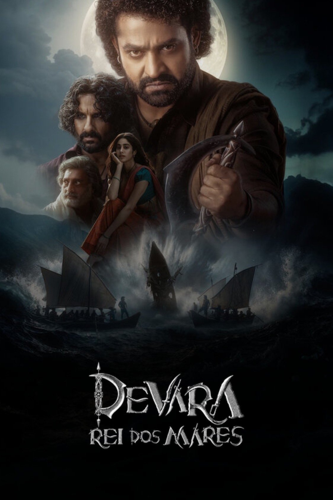 Poster de Devara: Rei dos Mares - Parte 1
