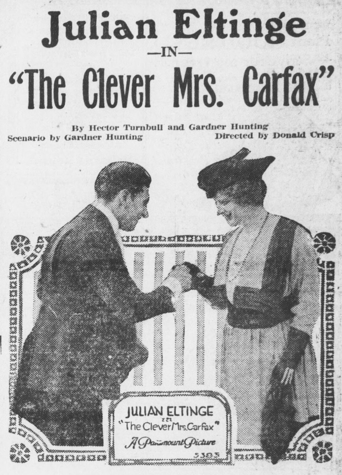 The Clever Mrs. Carfax Poster