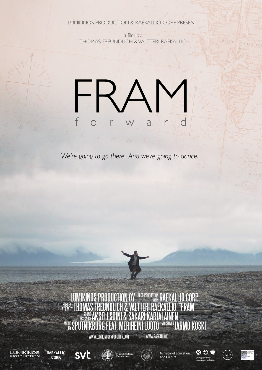 Poster de Fram – eteenpäin