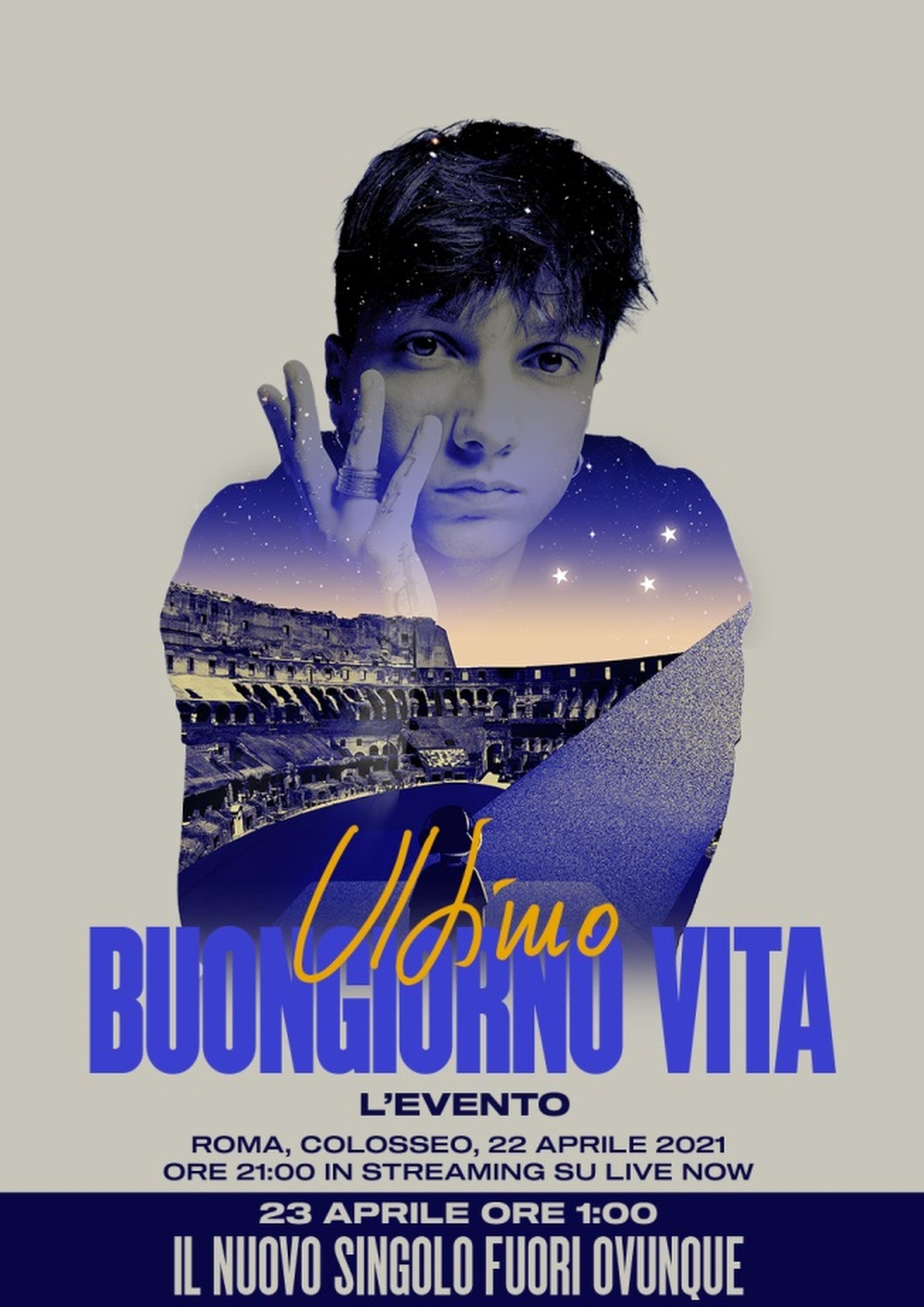 Poster de Ultimo: Buongiorno vita - L’evento, live al Colosseo