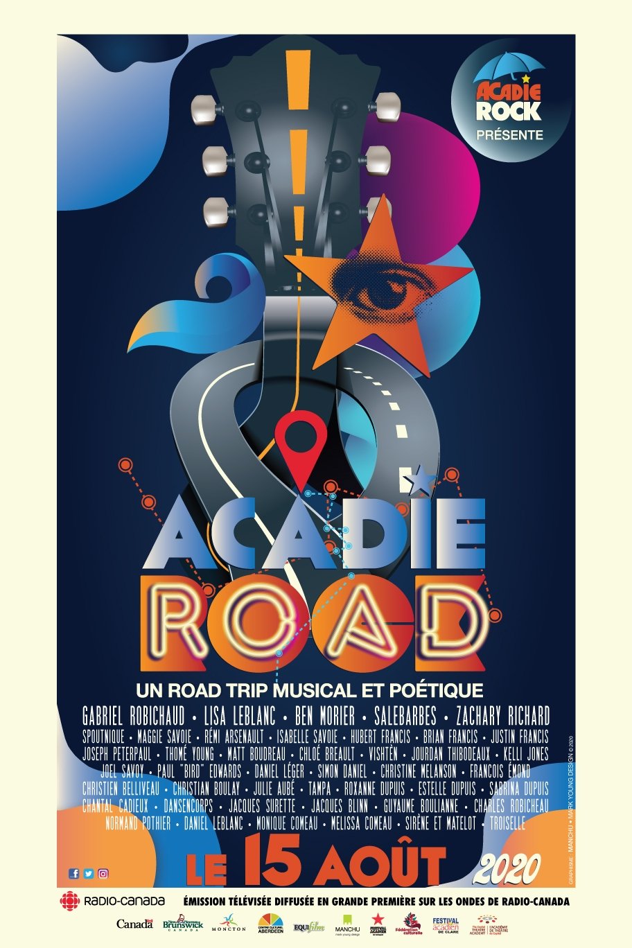 Poster de Acadie Road : un road trip musical et poétique