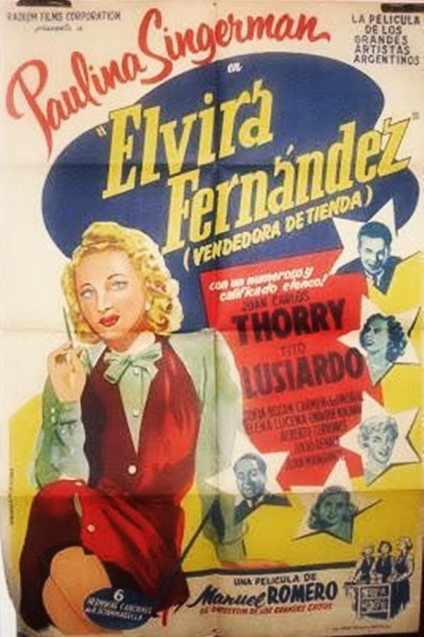Poster de Elvira Fernández, vendedora de tienda