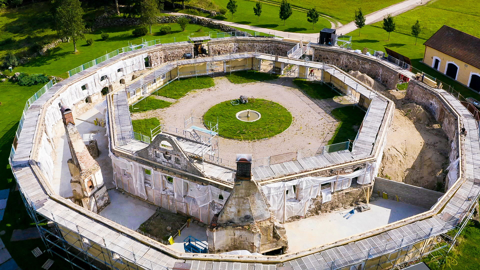 Burnt Down 18th Century Manor in Södra Björnstorp