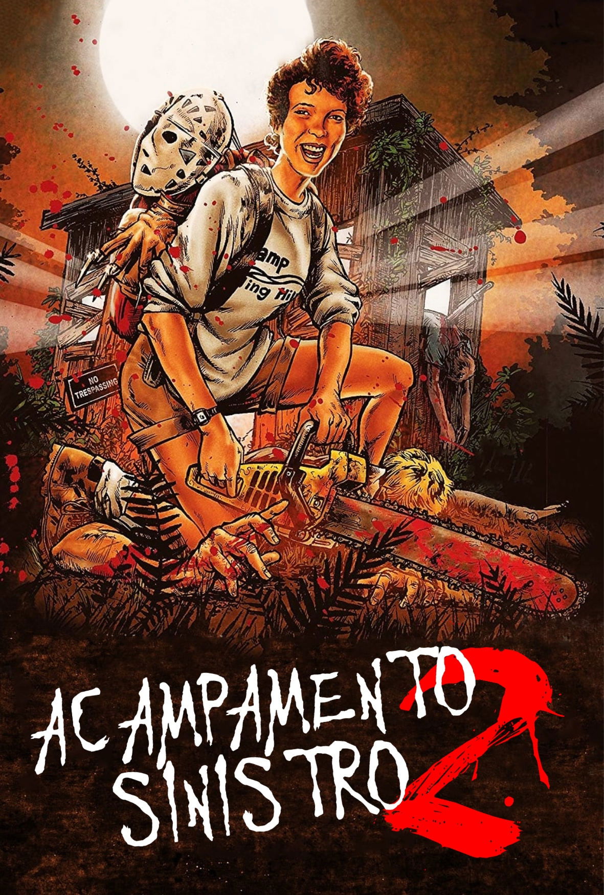 Poster de Acampamento Sinistro 2