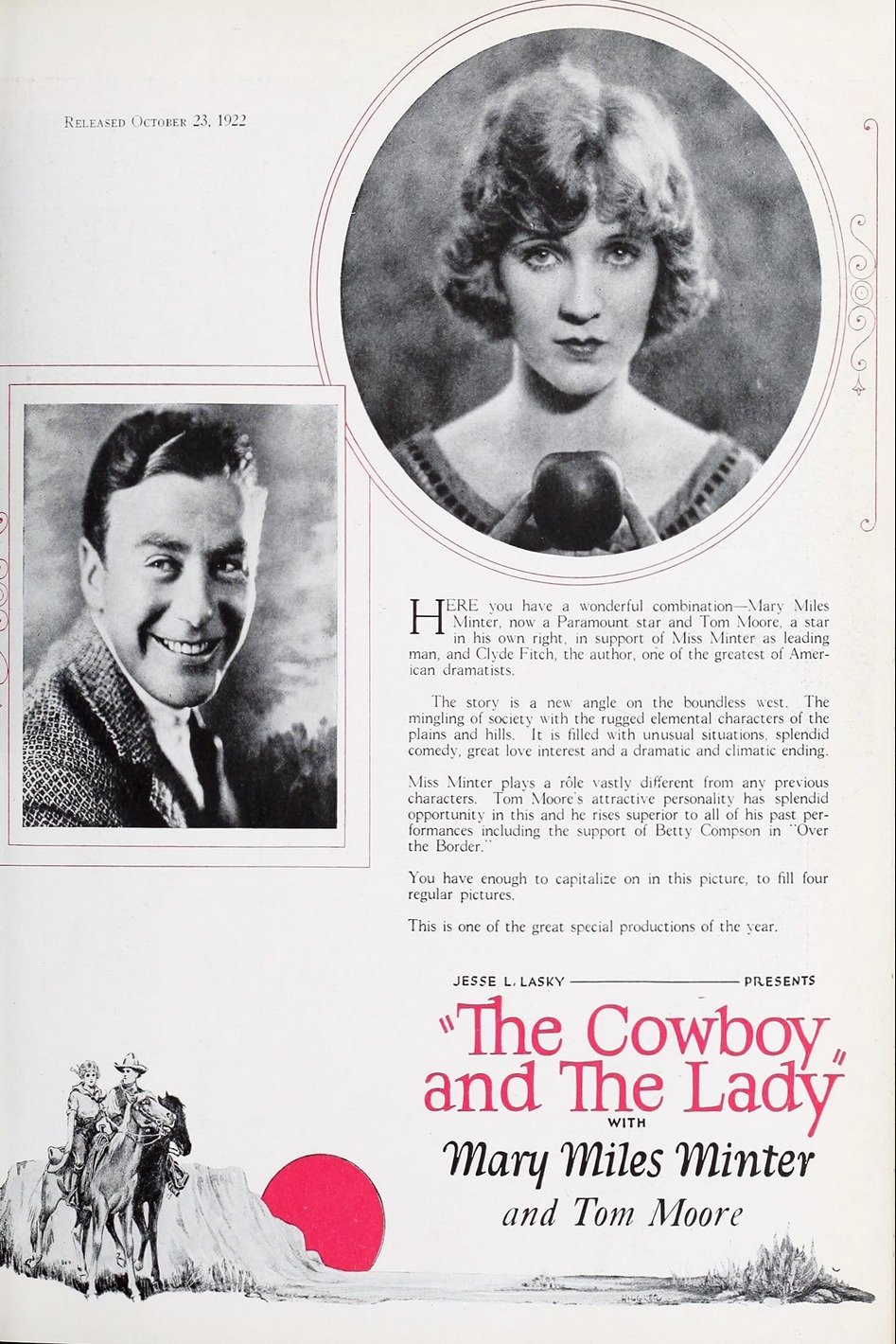 Poster de The Cowboy and the Lady