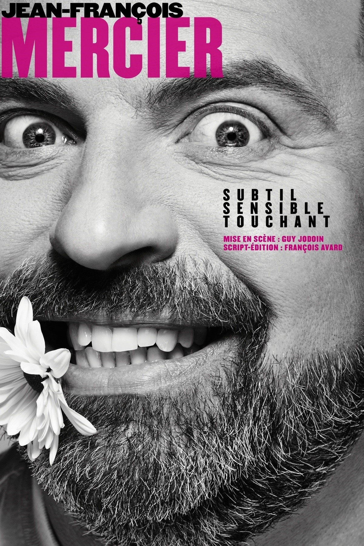 Poster de Jean-François Mercier: Subtil, sensible, touchant