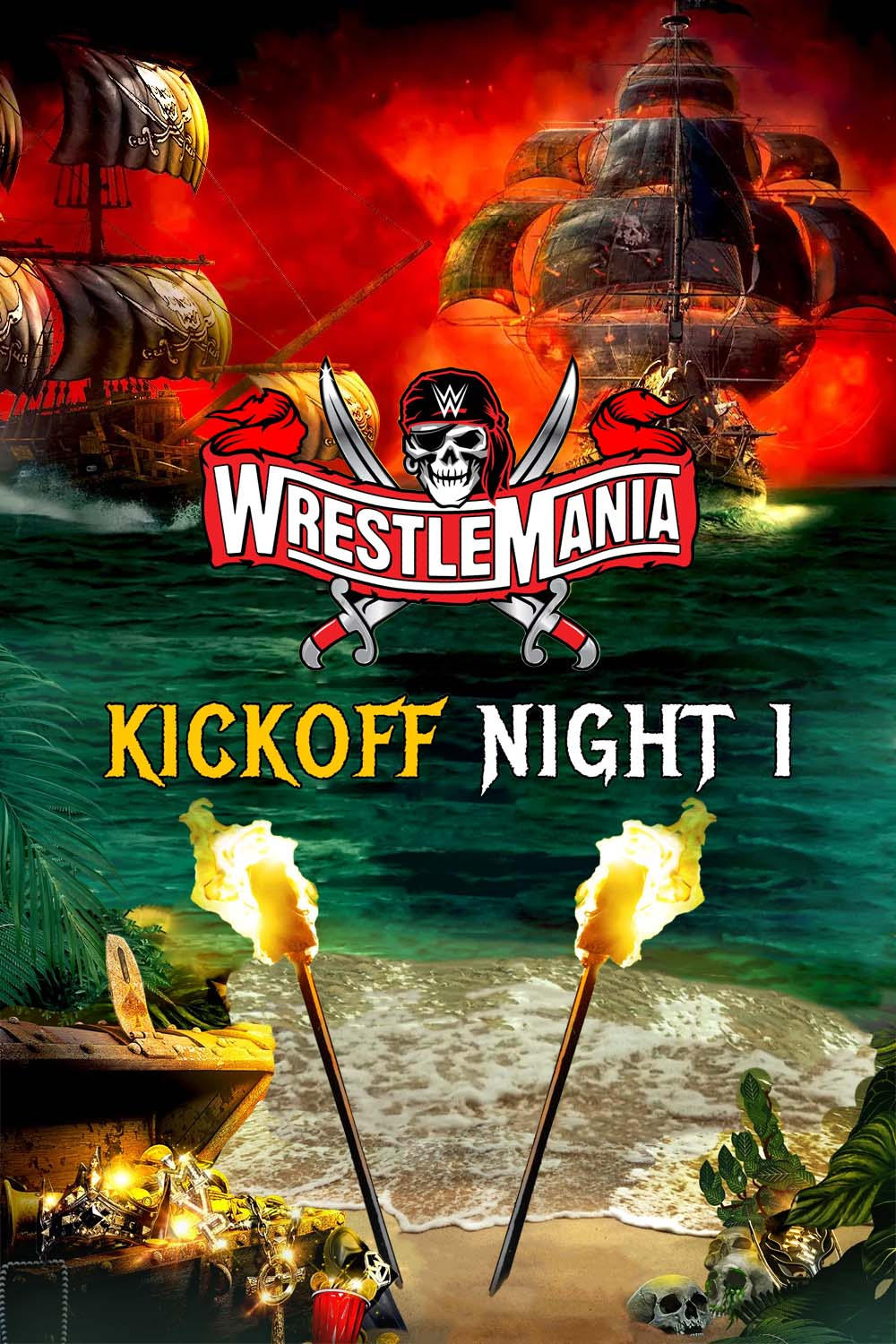 Affiche du film WWE WrestleMania 37: Night 1 Kickoff