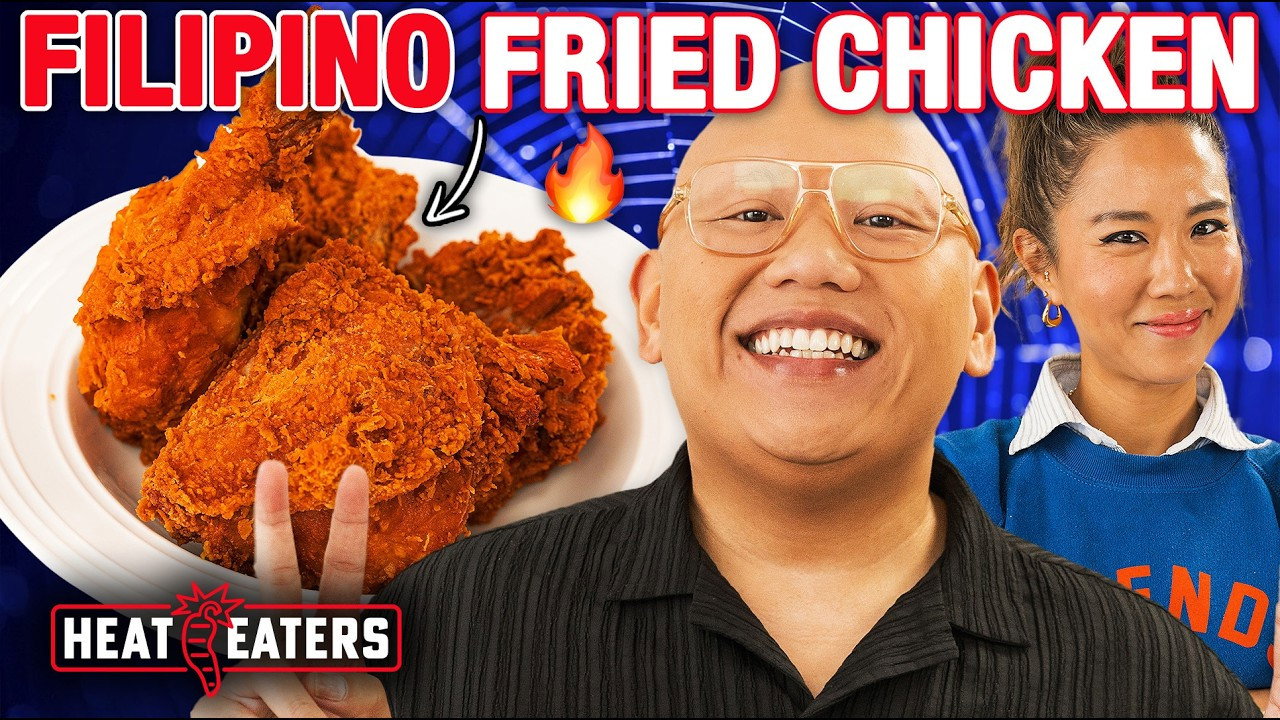 Jacob Batalon Taste Tests Spicy Fried Chicken