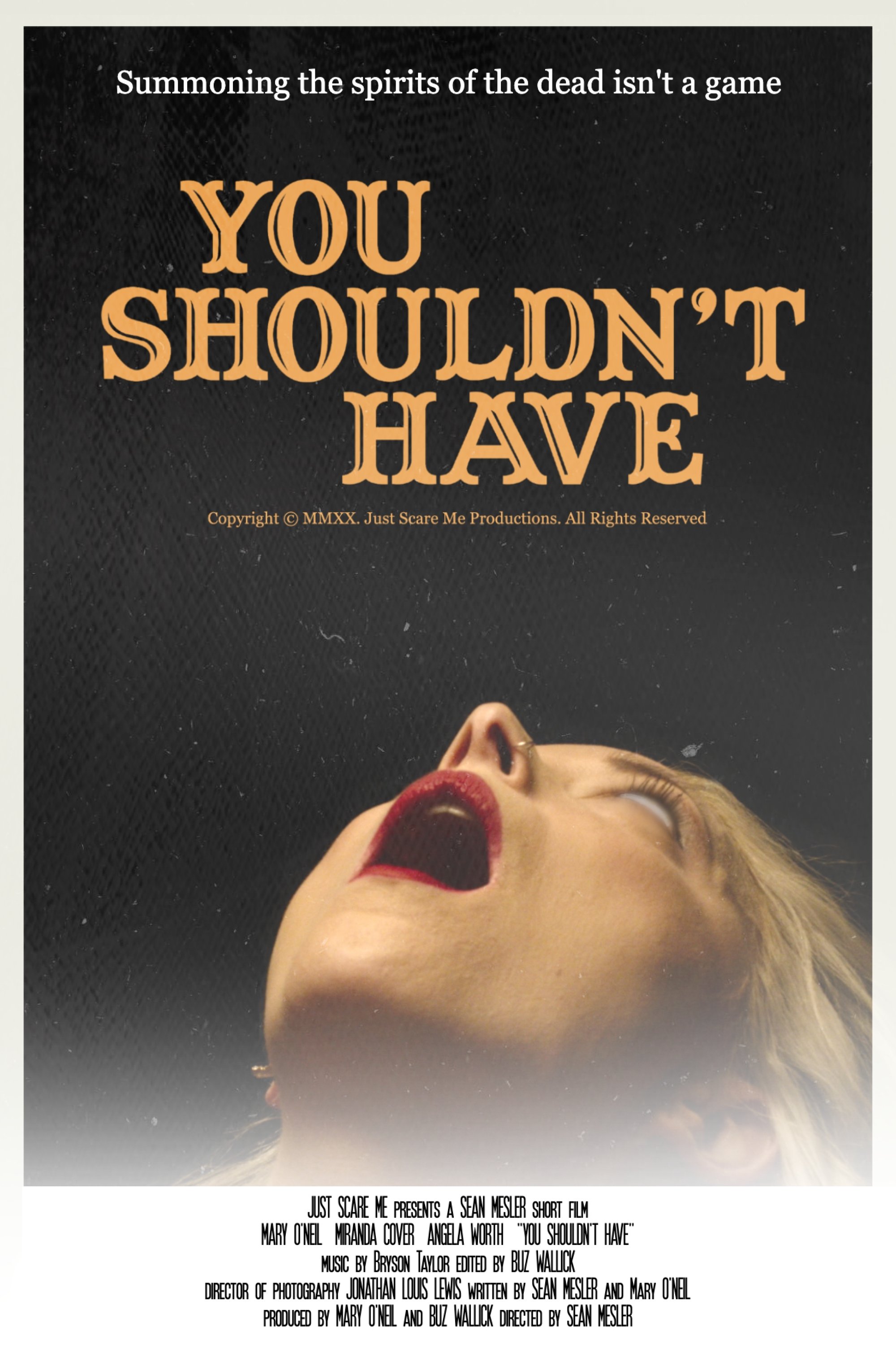 Poster de You Shouldn't Have