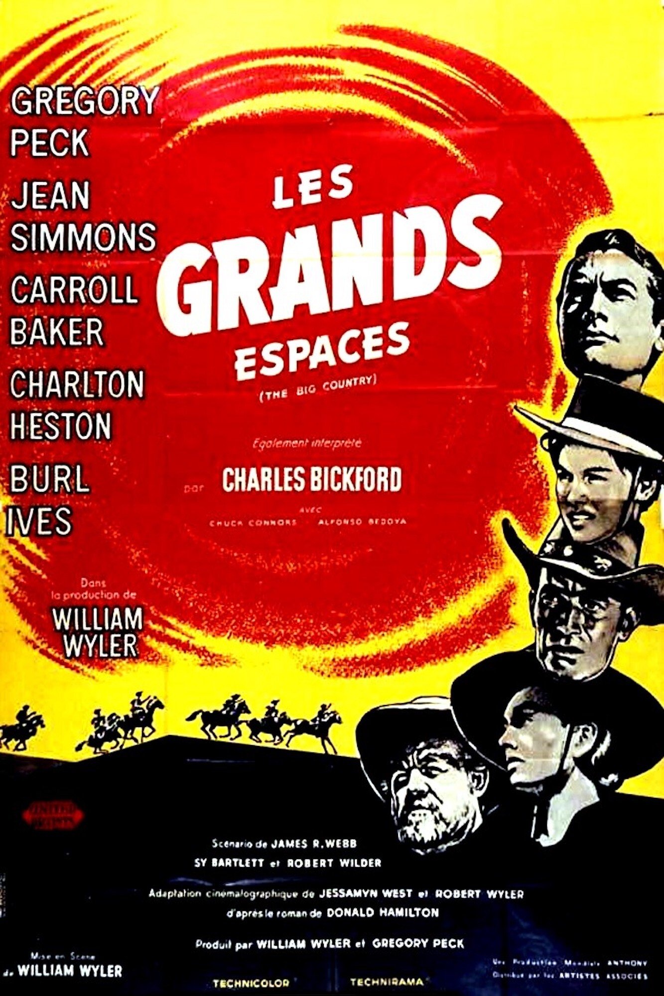 Affiche du film The Big Country