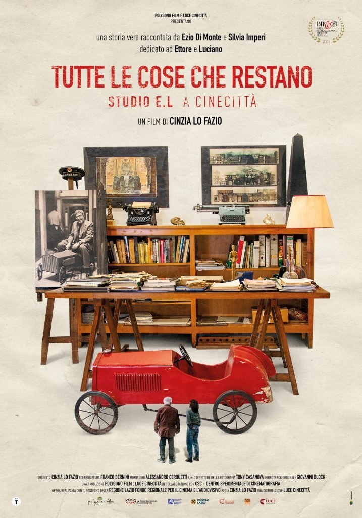 Poster de Tutte le cose che restano - Studio EL a Cinecittà