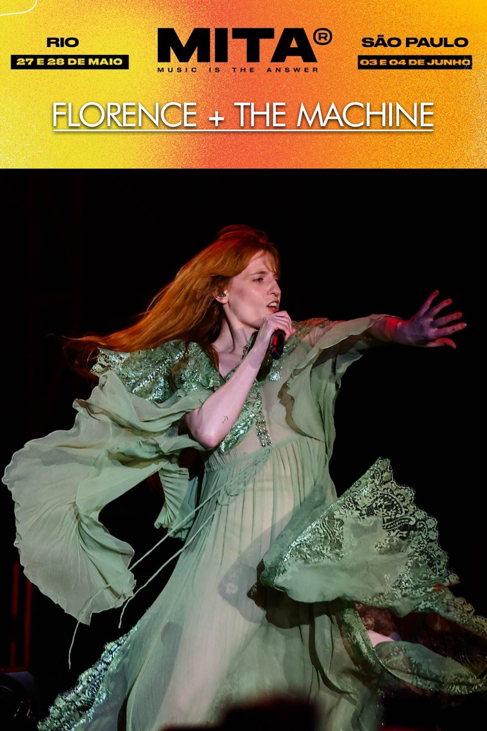 Poster de Florence + the Machine - MITA Festival 2023