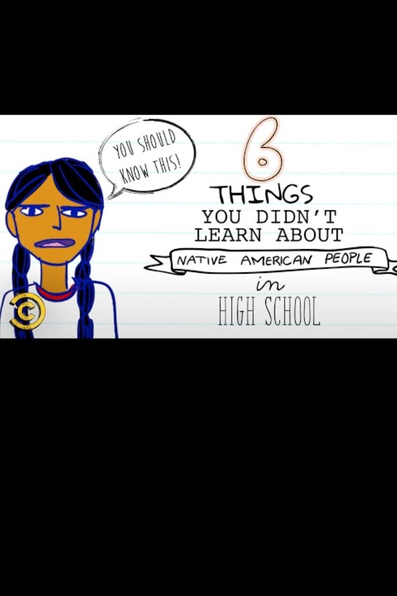 Poster de 6 Things You Didn’t Learn about Native American People in High School