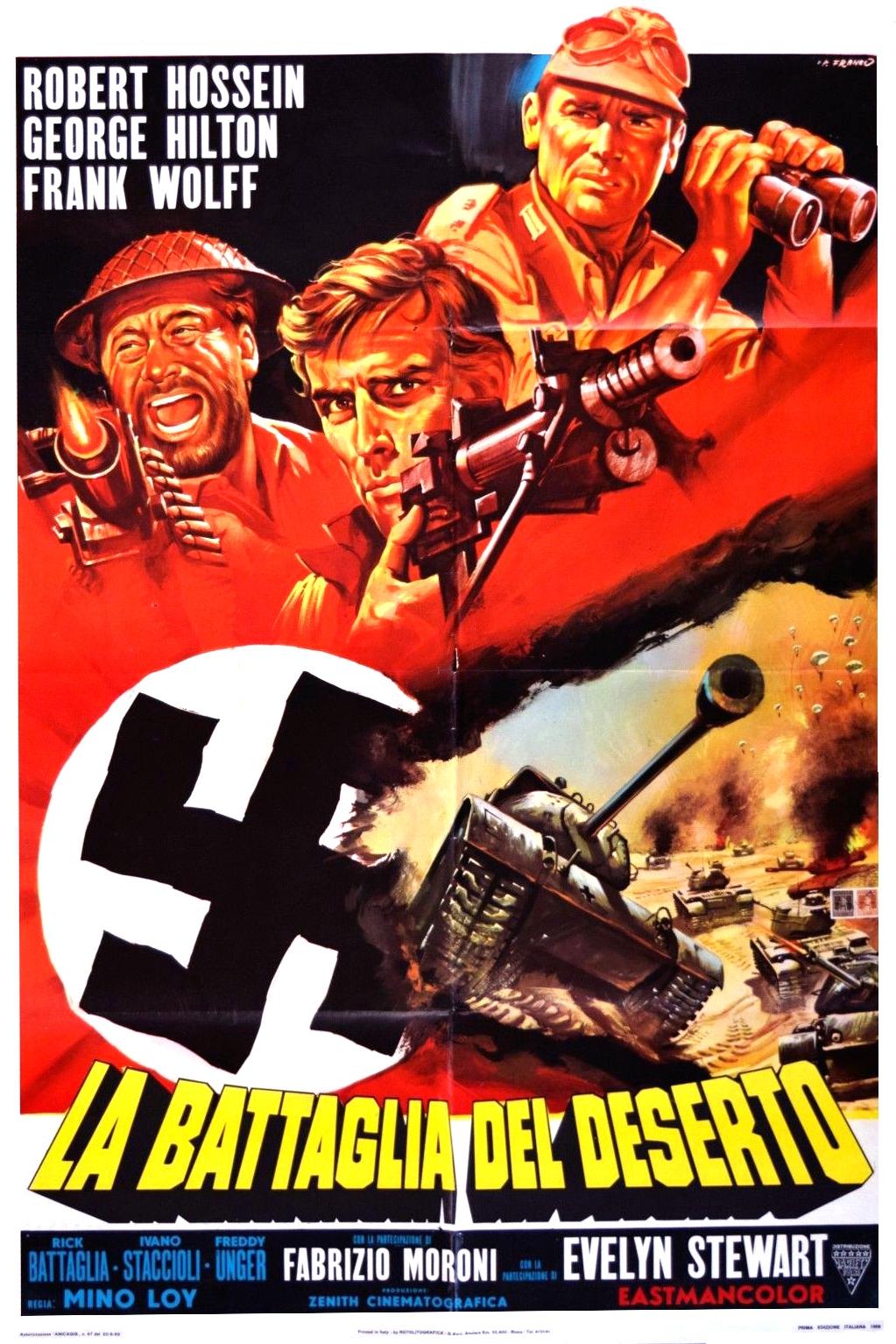 Poster de La battaglia del deserto