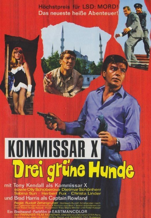 Poster de Kommissar X - Drei grüne Hunde