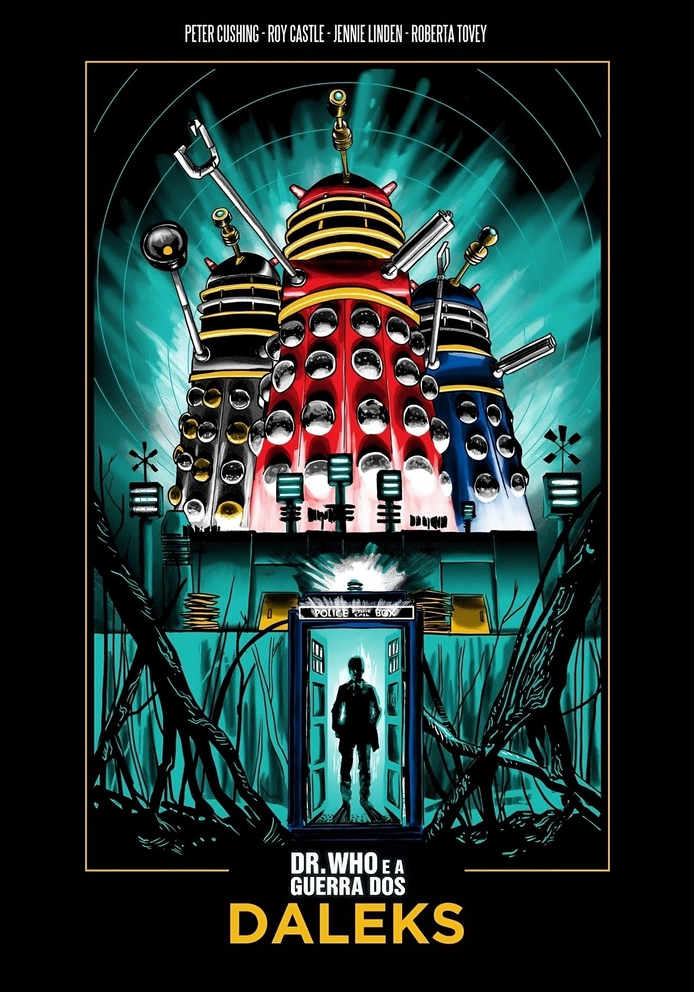 Poster de Dr. Who e a Guerra dos Daleks