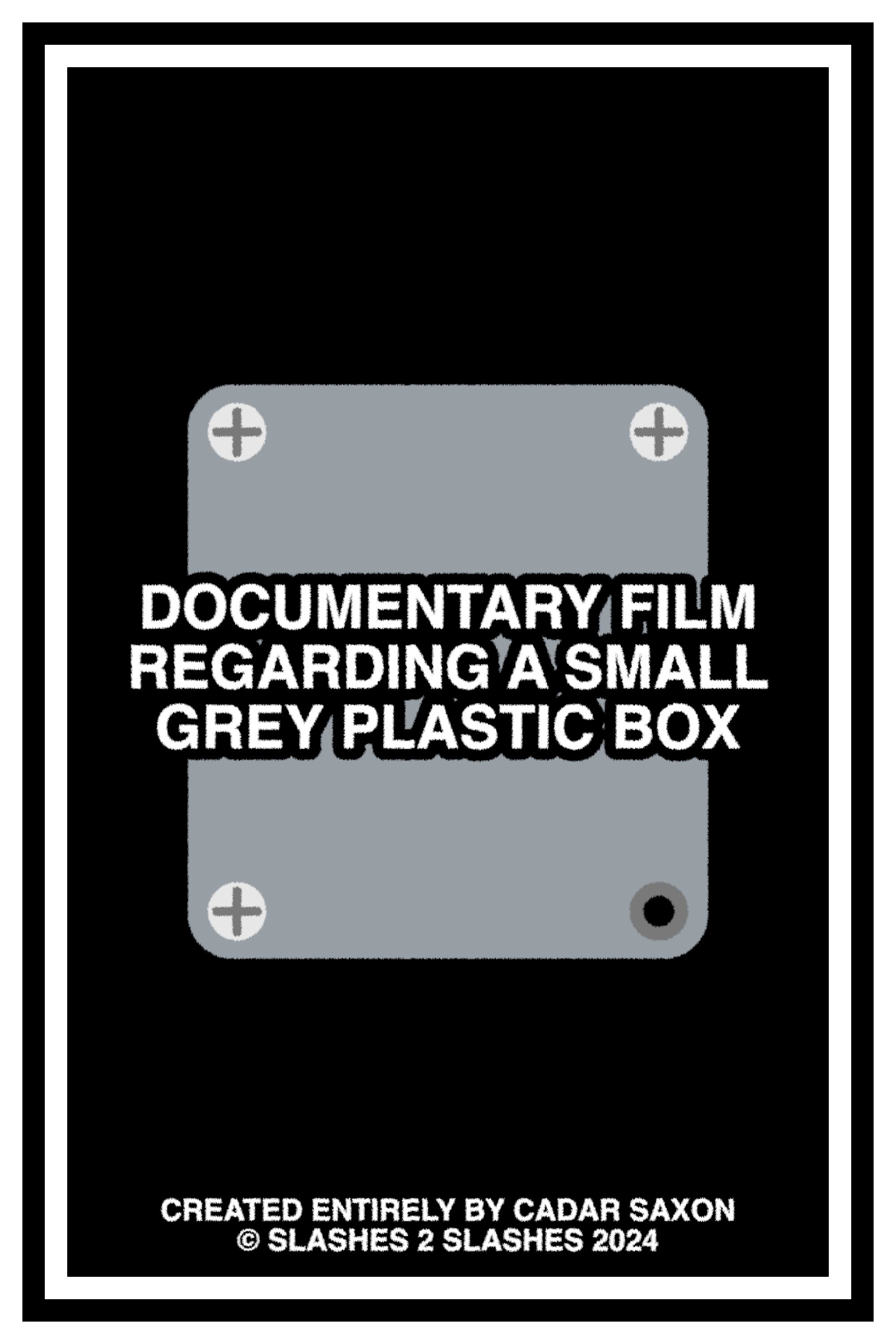 Poster de DOCUMENTARY FILM REGARDING A SMALL GREY PLASTIC BOX