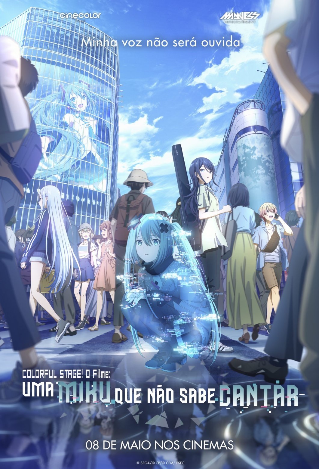 Poster de Colorful Stage! O Filme: Uma Miku Que Não Sabe Cantar