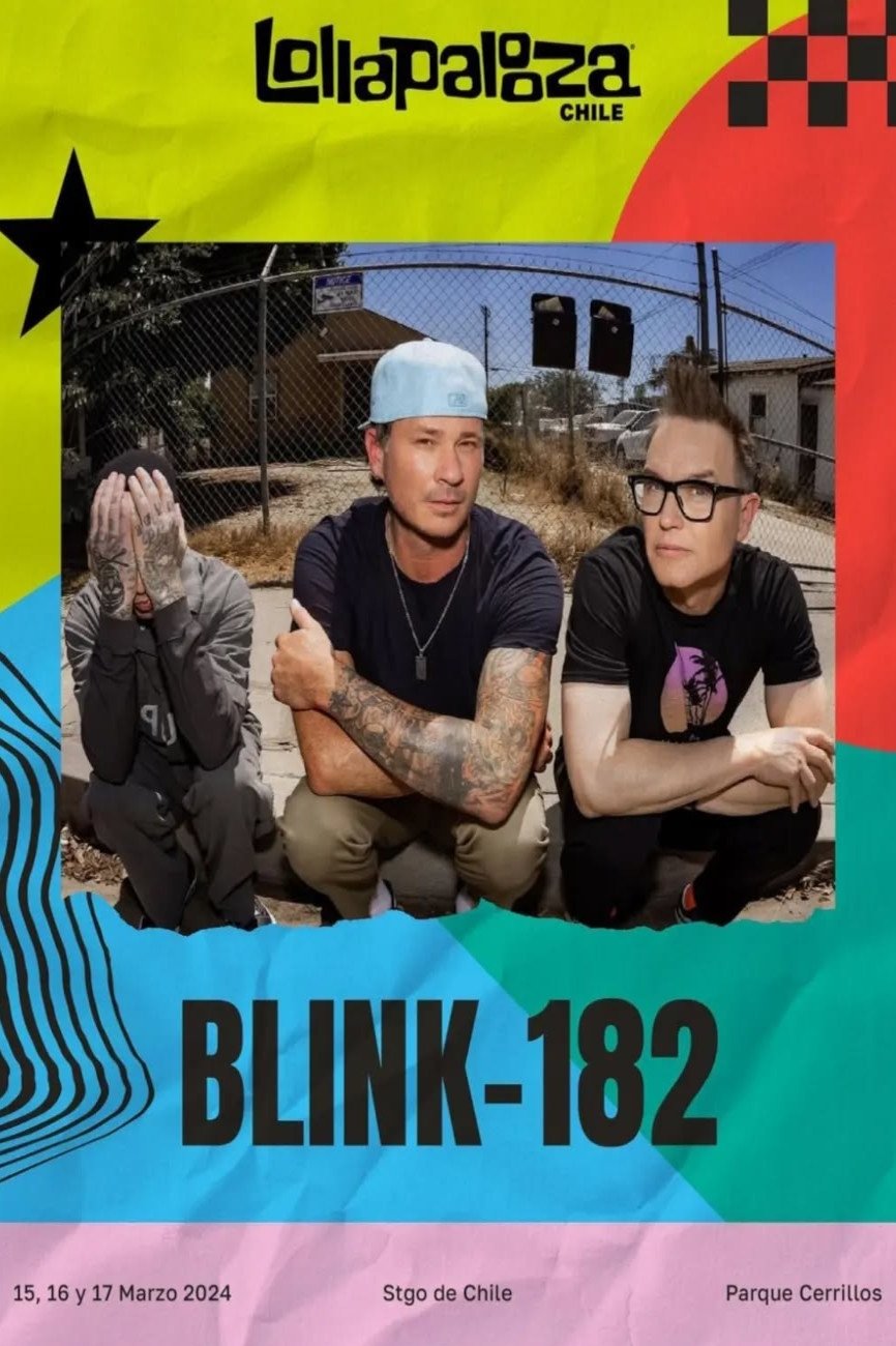Poster de Blink-182 - Lollapalooza 2024
