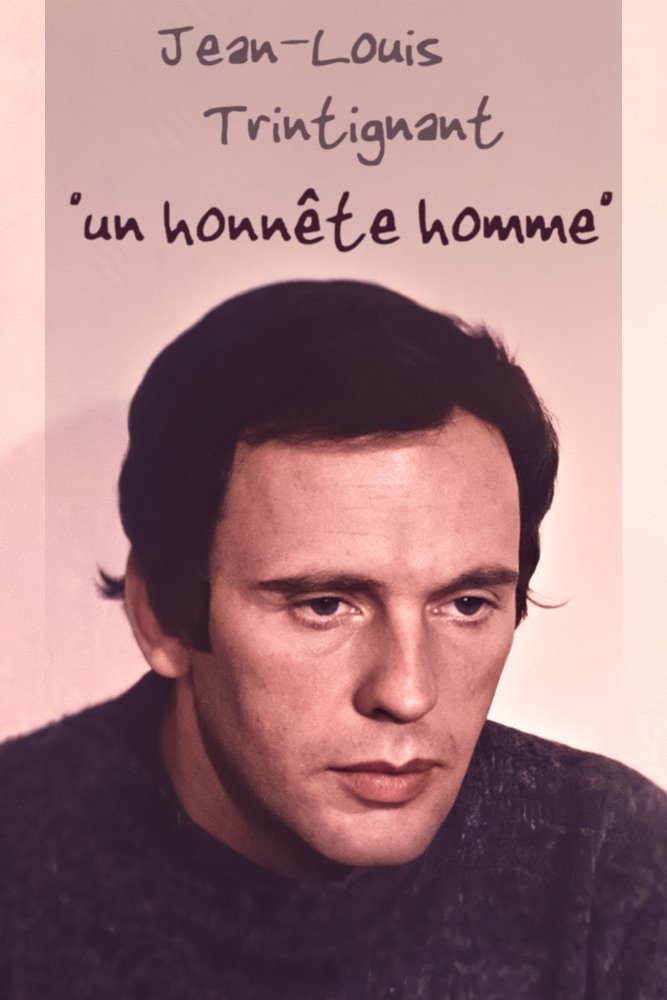 Poster de Jean-Louis Trintignant, « un honnête homme »