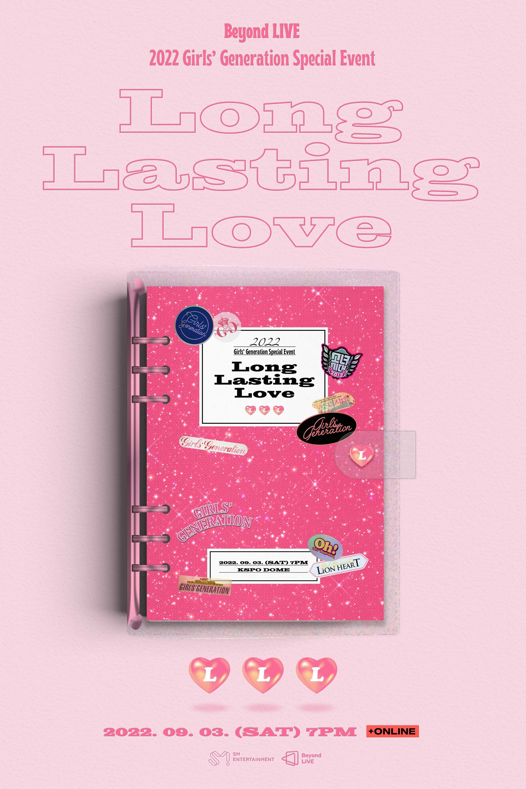 Poster de 2022 Girls′ Generation Special Event - Long Lasting Love