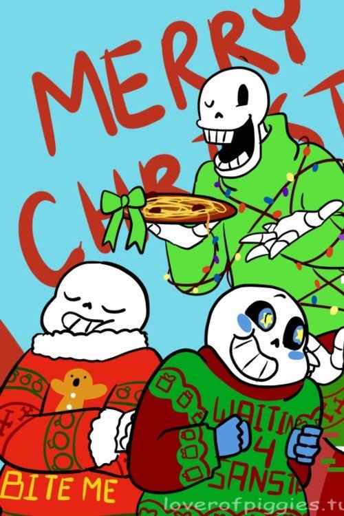 Poster de Undertale Christmas Party AU