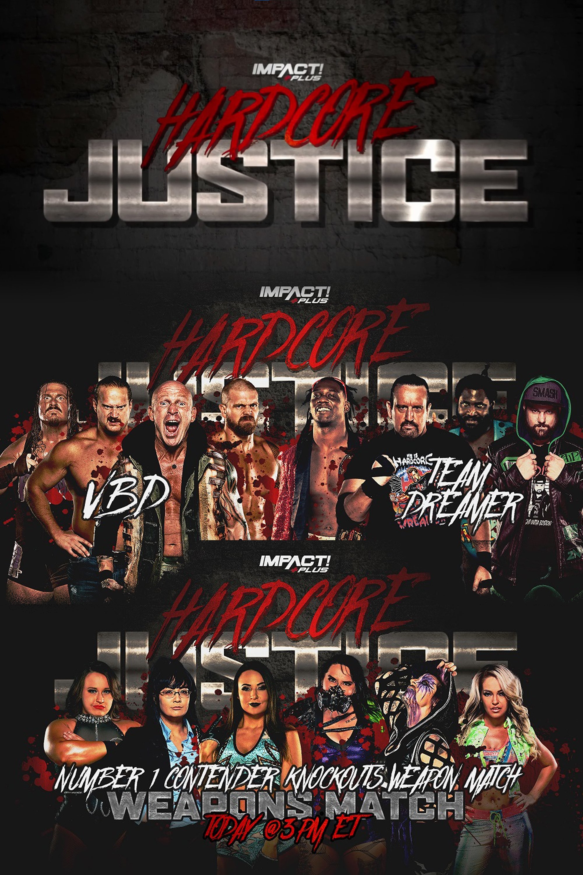 Affiche du film IMPACT Wrestling: Hardcore Justice 2021